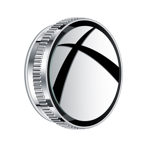 Car Rearview Mirror Adhesive Mount Small Round Mirror 360-Degree Adjustable Wide View Blind Spot Mirror