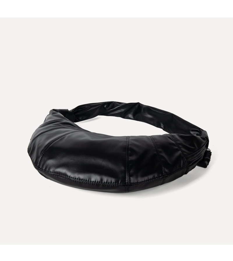 Women's Soft Leather Pleated Shoulder Bag For Versatile Commuting_voghion.com