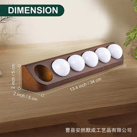 木制高尔夫球收藏展示架分格收纳陈列架置物架客厅桌面装饰摆件