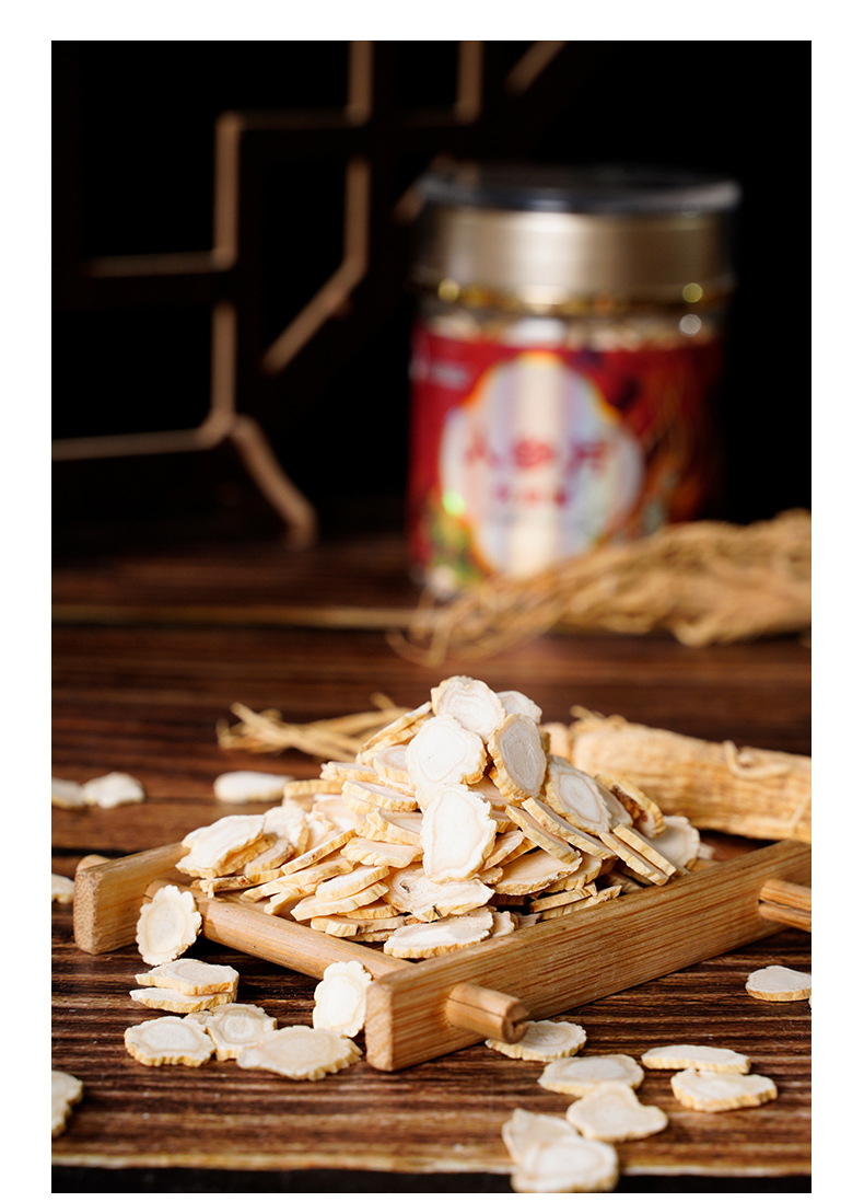Changbai Mountain Ginseng Root Slices 100g Dried Ren Shen for Soup and Tea specifications