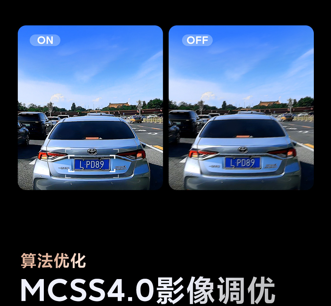 70Mai A810 Pro Dash Cam 4K Night Vision 70Mai Front and Rear Dual Recording Wireless Voice Control with Mobile Phone