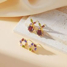 跨境个性创意潮创意新款创意耳钉女士清新耳坠 韩国小香风ins耳饰