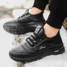 跨境新款健步鞋男女同款小棉鞋轻便舒适透气爸爸妈妈鞋保暖速干