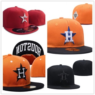 Houston Astros Sun Hat Couple Matching Sunshade Embroidered Full-Cover Baseball Cap