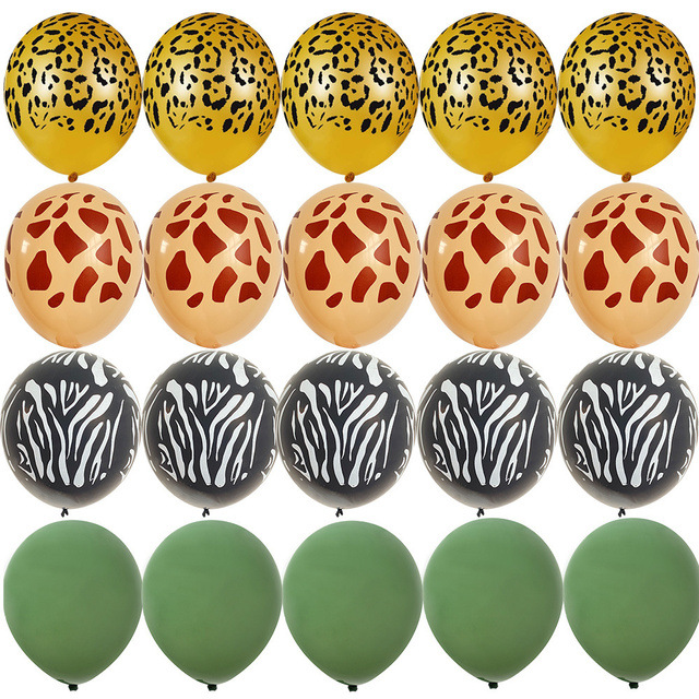 20pcs-12inch-Tiger-Leopard-Gir