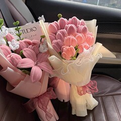 小衆古風荷花束DIY手作りツイストスティック材料バッグは彼女の親友の誕生日プレゼントを贈る