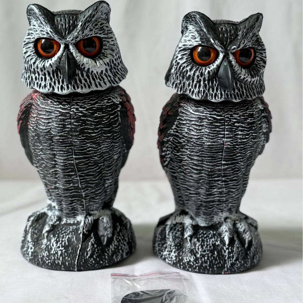 亚马逊户外手动全方位小号尖嘴鹰眼猫头鹰PE农场驱鸟神器