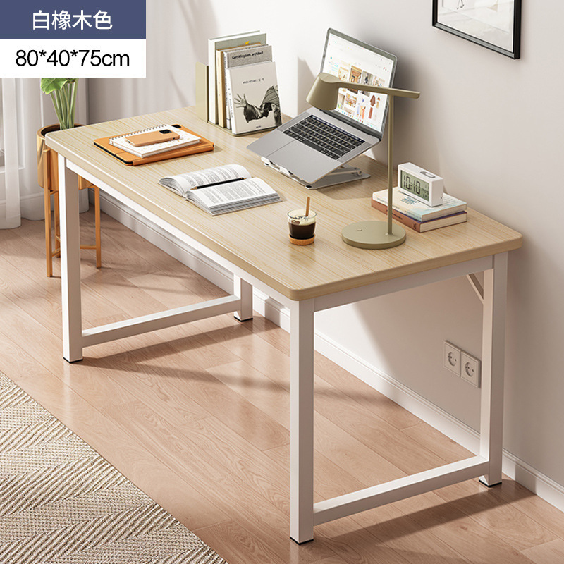 Mesa blanca escritorio de computadora doméstica escritorio dormitorio alquiler de escritorio estudiantes escritorio simple escritorio rectangular