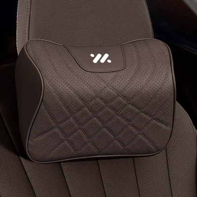 Suitable for Zhiji L6/Ls6/Ls7 Car Seat: Waist support - chestnut-brown-neck-pillow