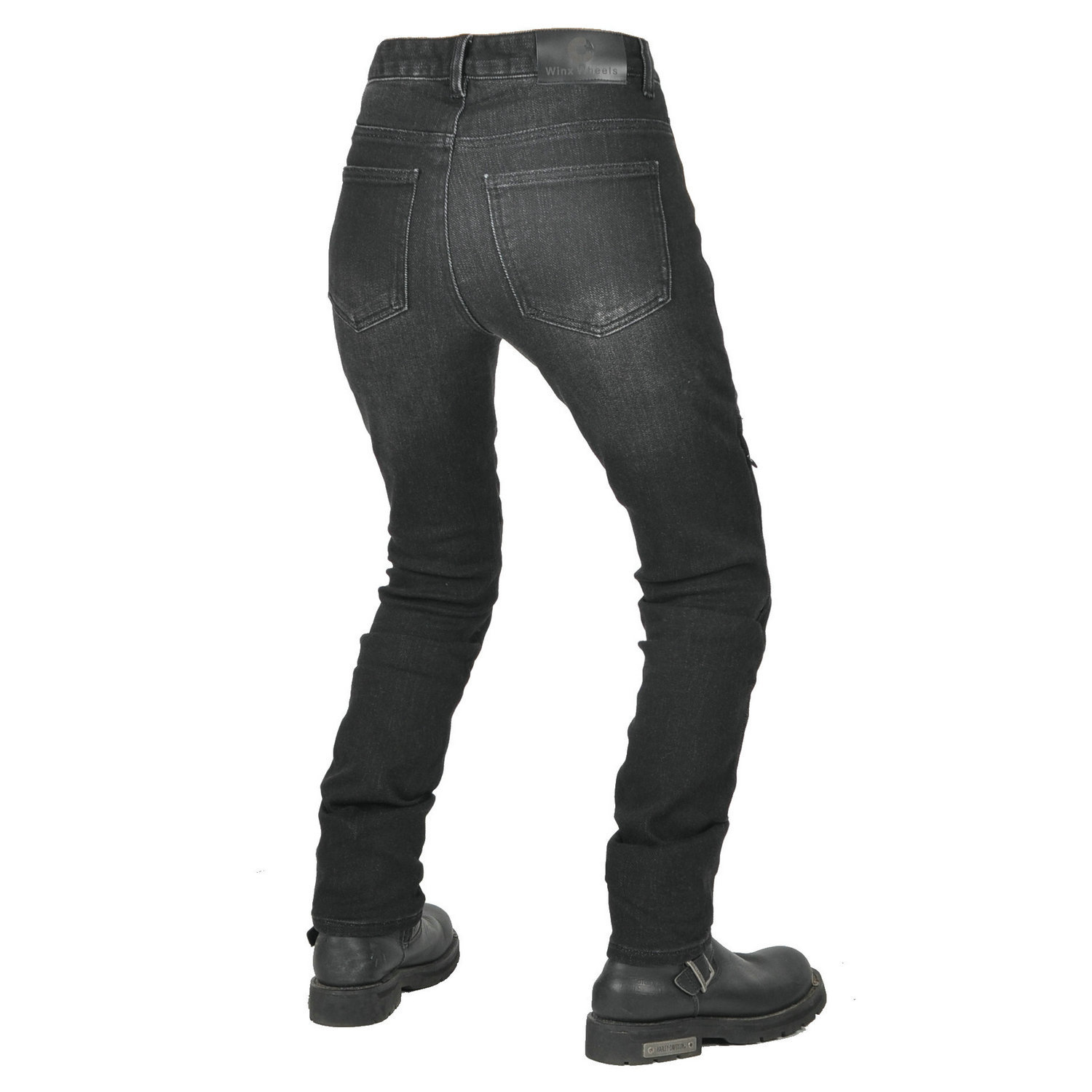 Winx Wheels Pantalones vaqueros de motocicleta rectos casuales para mujer