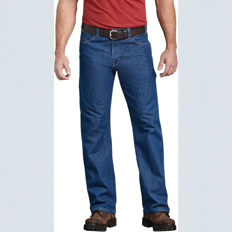 2026 Summer Men's Loose Fit Five-Pocket Elastic Performance Carpenter Jeans