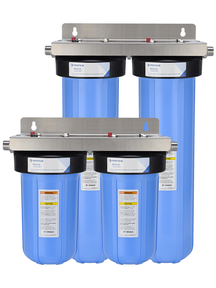 Prefiltro de botella azul grande de Pentair, actualización de botella de filtro gordo grande, prefiltro de botella blanca grande suave, hogar