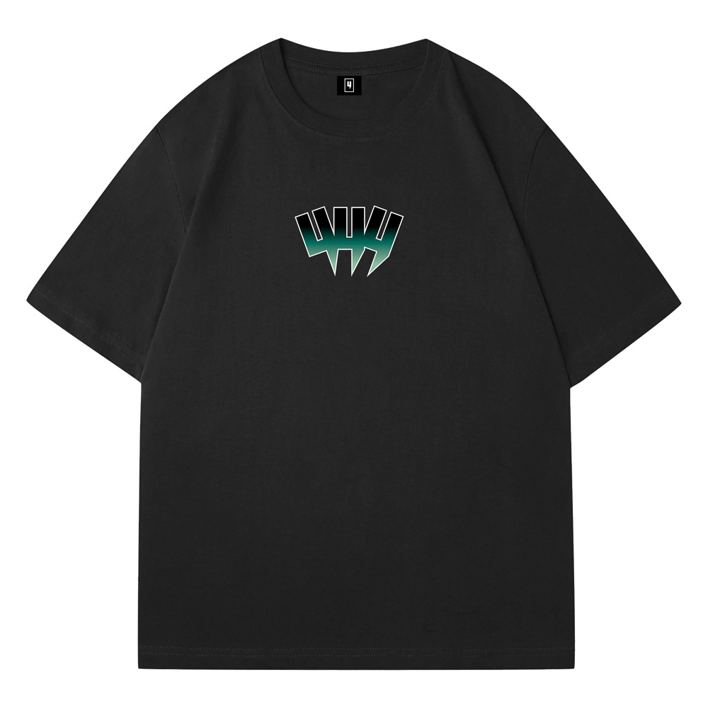 T-shirt uomo stampato cotone comodo maniche corte estivo_voghion.com