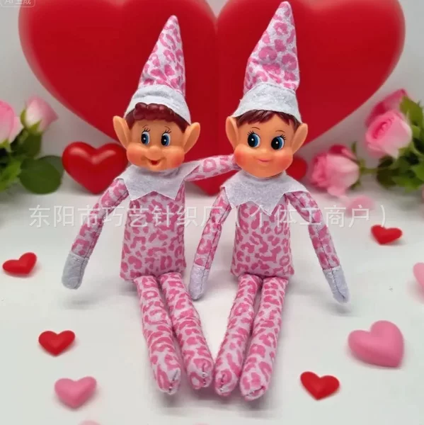 Cross-Border Dropshipping Elf Doll Christmas Bookshelf Tree Pendant Ornaments Toys Rubber Head Long-Legged Doll