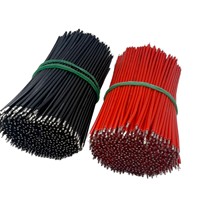 红黑导线3239高温硅胶线1007电子线束端子线1332铁氟龙定制耐高温