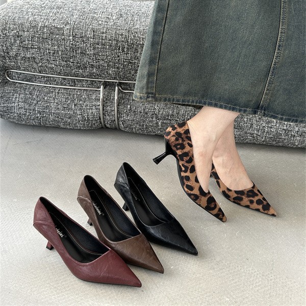 Demi-season fashionable universal sexy shoes stiletto heels