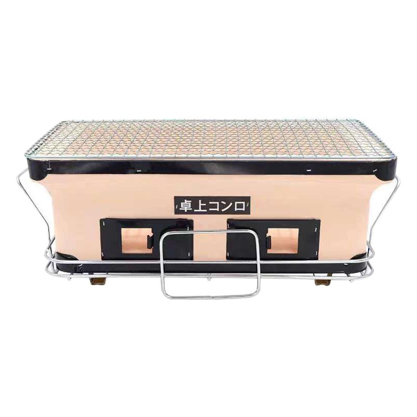 Barbecue charcoal stove Japanese-style household barbecue stove outdoor portable barbecue stove table barbecue stove Japanese clay clay stove
