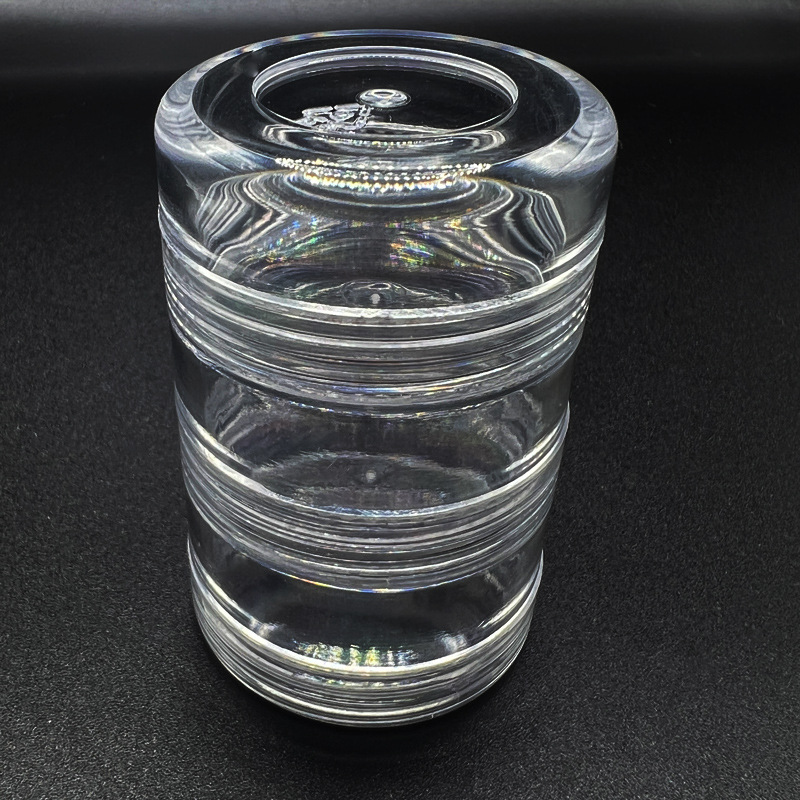 多层叠加膏霜瓶盒 连体塑料盒 连体瓶罐盒 塑料分装盒 收纳盒