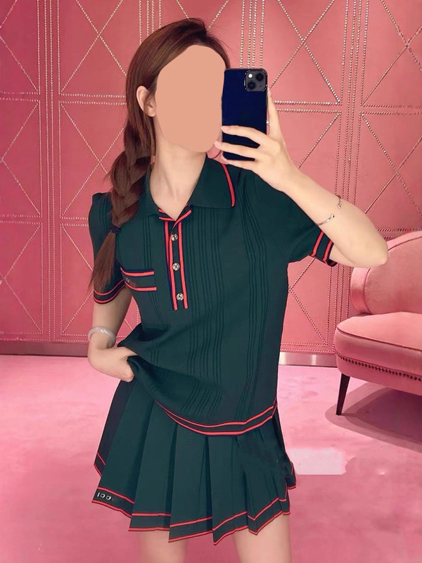 文艺风复古撞色V领门襟配腰带针织开衫女2025夏季新款|undefined