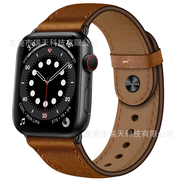 Red Brown Crazy Horse+Black connector+black buckle