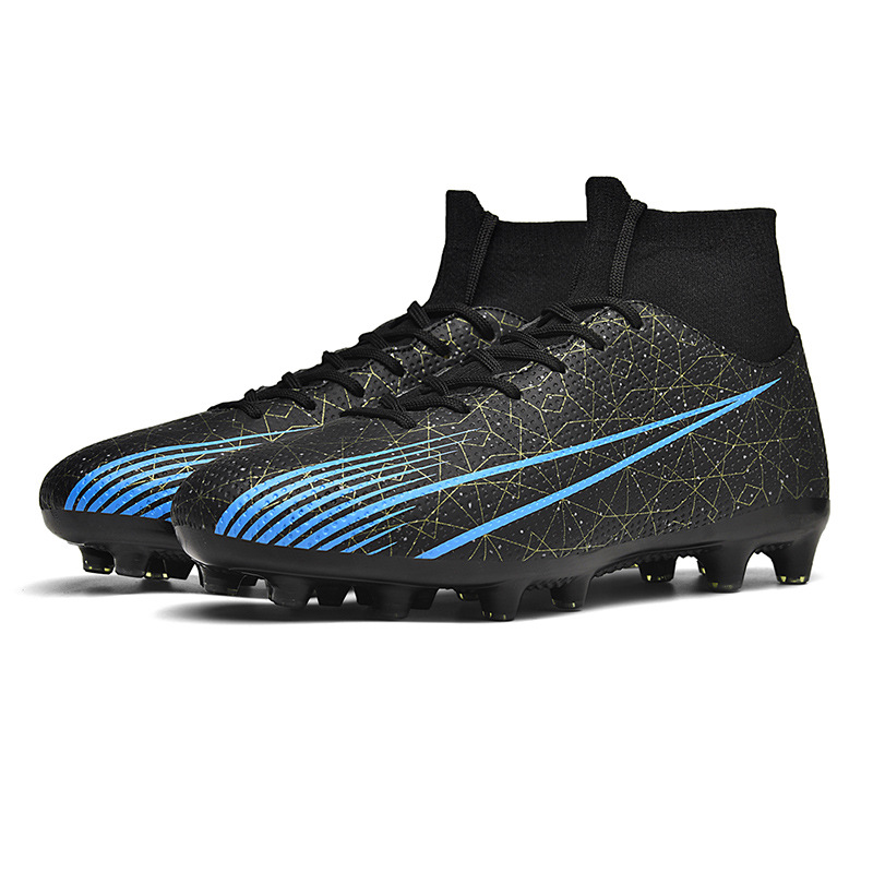 Zapatos de fútbol para hombres y mujeres de alto nivel de clavos de entrenamiento para adultos césped artificial ag clavos antideslizantes zapatos deportivos para niños