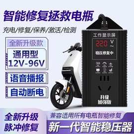 电动车电瓶修复器激活延长电池寿命续航脉充电器48V60V72V通用