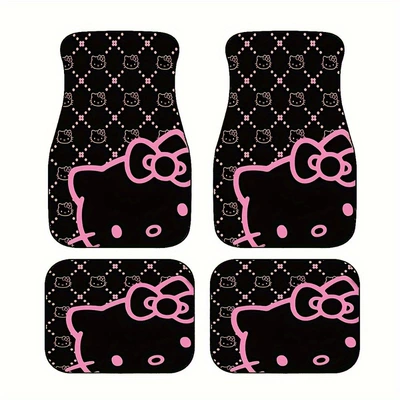 Mouse Water-Absorbent and Dirt-Resistant Floor – Avtomobil döşəmə paspasları - 305de-hello-kitty-10-3344cm-two-piece-set