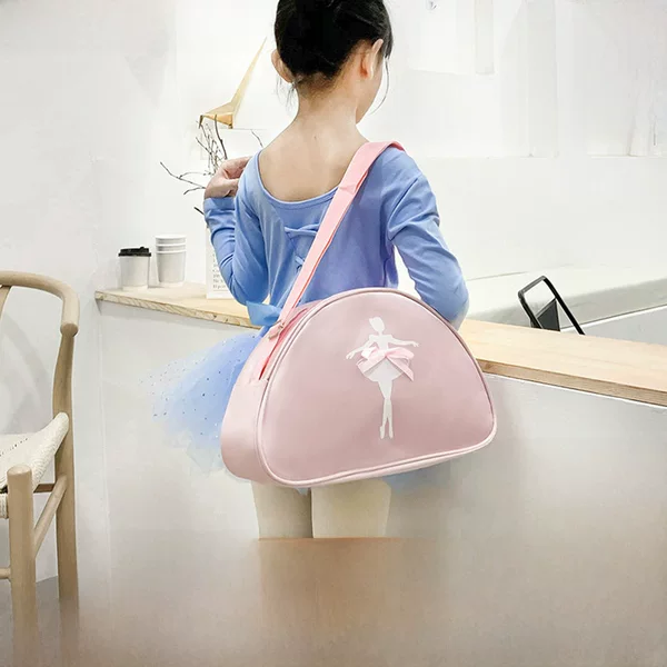 Children's Dance Bag New Children's Shoulder Dance Backpack Latin Ballet Bag Girls Princess Dance Bag Printing