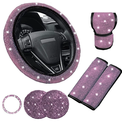 Belt Shoulder Cover, Hot Diamond Handlebar: Steering wheel cover