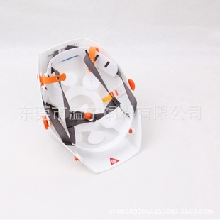 Factory direct folding portable helmet helmet outdoor site miners labor protection anti-smashing helmet