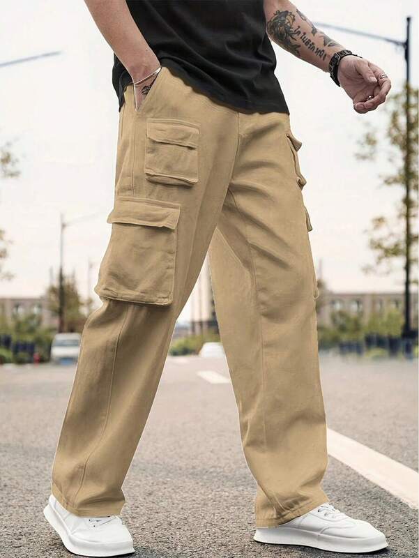 E 67435 Multi-Pocket Cargo Joggers Multi-Pocket Workwear Jogger Pants