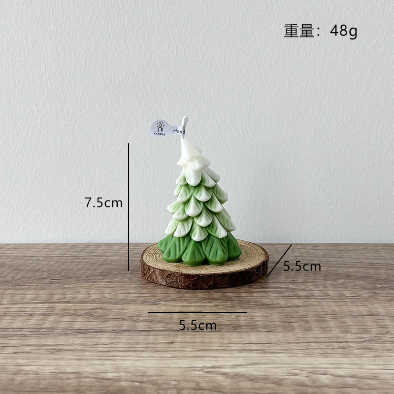 圣诞树香薰蜡烛节日氛围感装饰节日礼物各种圣诞树造型蜡烛Candle|undefined