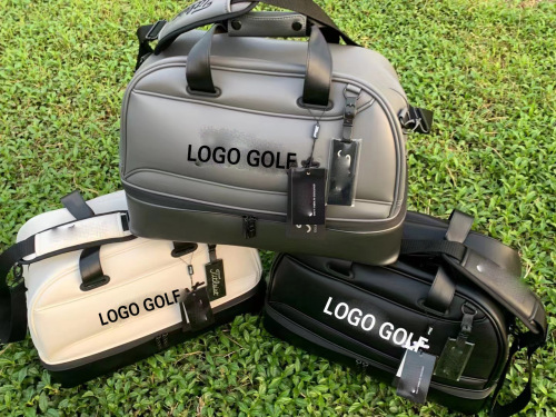 Cross-border best-selling golf clothing bag, hand-held single-shoulder bag, cross-body bag, travel bag, double-layer dry and wet separation PU lightweight waterproof