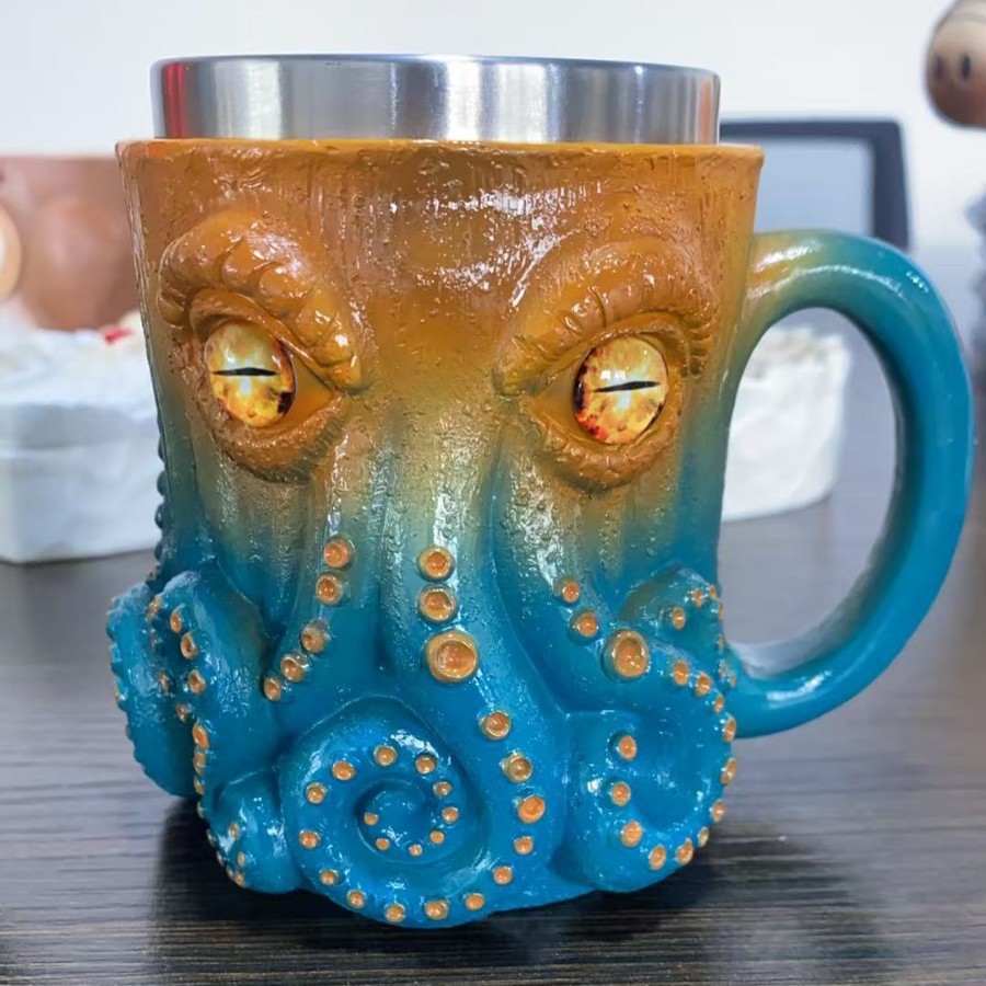 Taza 3D con Diseño de Tiburón Blanco, Conmemorativa del 50 Aniversario de Jaws, Taza Creativa de Moda, Disponible en Sitio Web Independiente