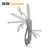 Folding universal pocket knife stainless steel, tools set, small bottle opener