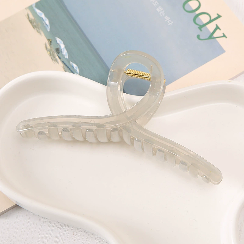 Acrylic hairgrip, big crab pin, shark, hairpins, hair accessory, South Korea