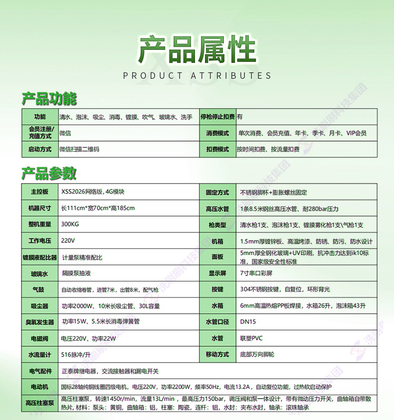 Wash-And-Clean Shared Car Washing Equipment with Qr Code Scanning, Self-Service Car Washing Equipment, All-In-One Machine, Fully Automatic Unattended Car Washing Machine