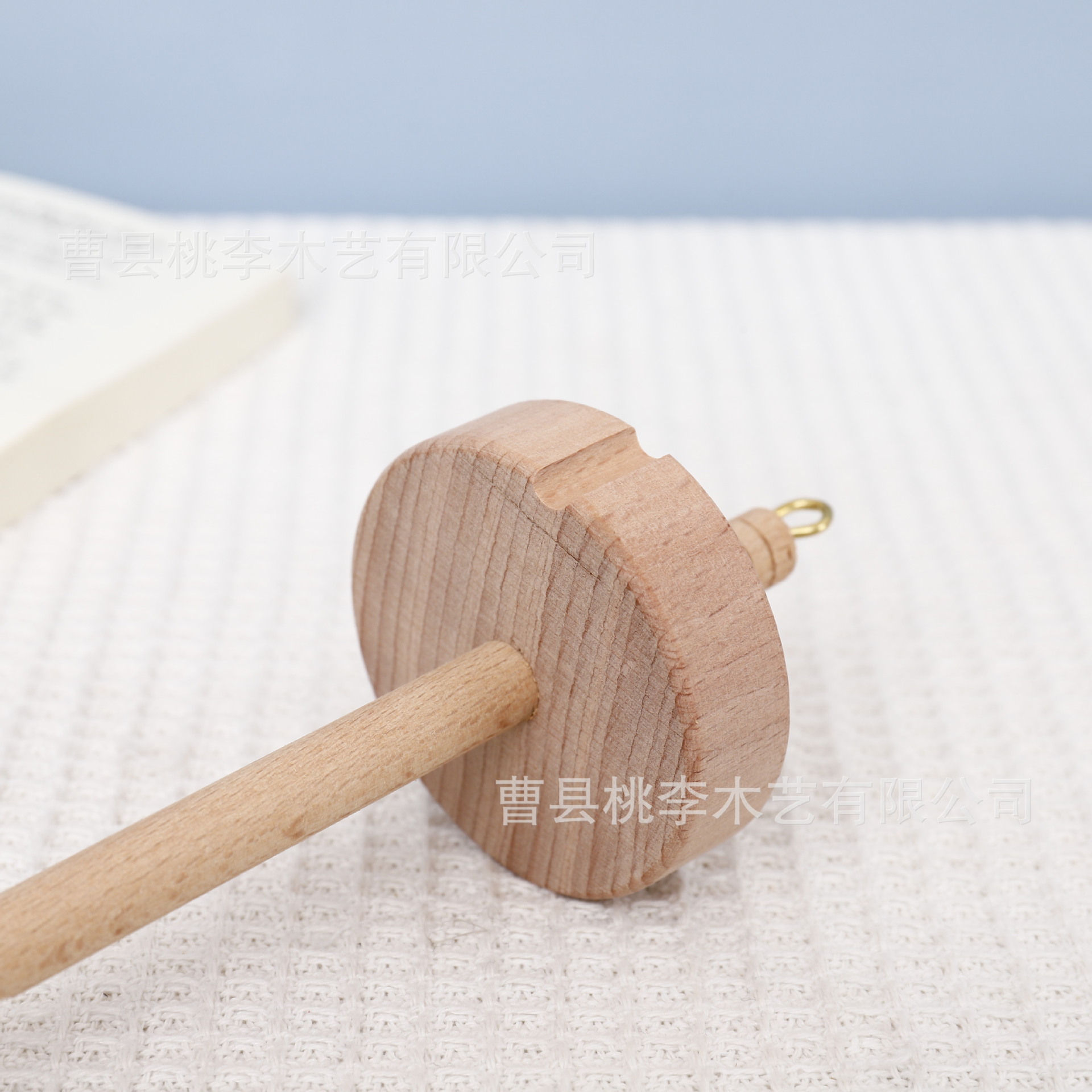 Transfronterizo de madera con cinturón colgante de lanzadera de lana lanzadera herramienta de torsión textil DIY manual mascota alrededor del cuello