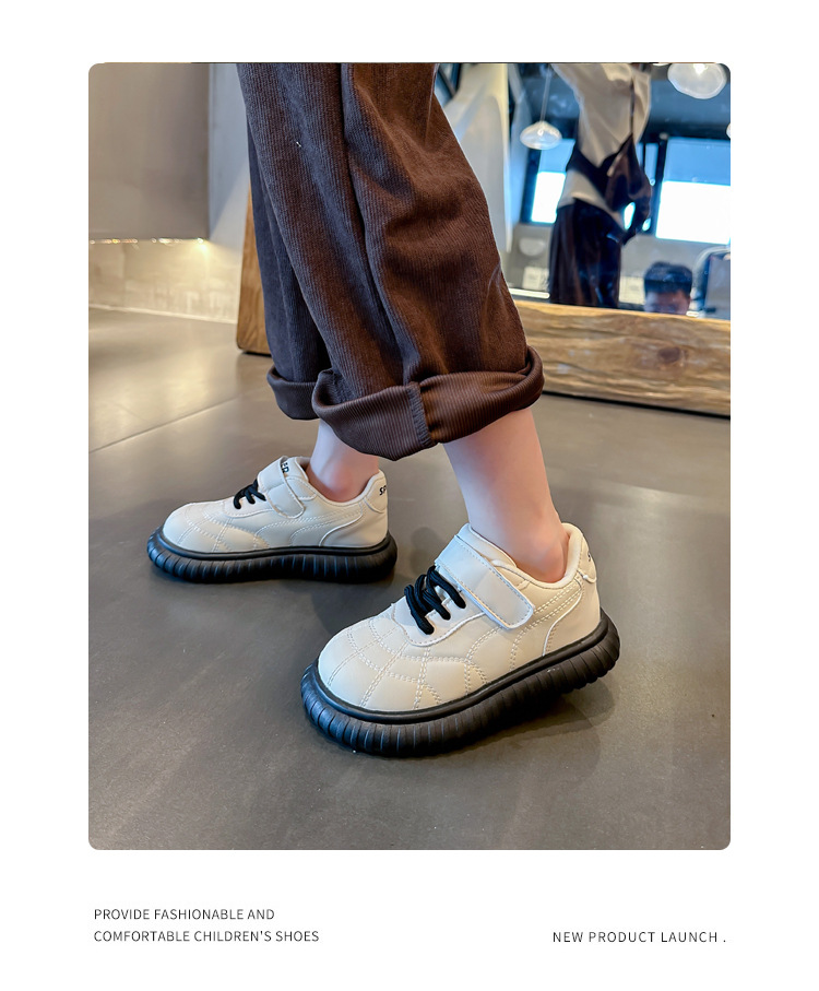 Pantofi casual pentru copii, primăvară și toamnă, pantofi sport pentru fete, la modă nouă, tălpi moi, toate se potrivesc cu pantofii respirabili în stil britanic_voghion.com