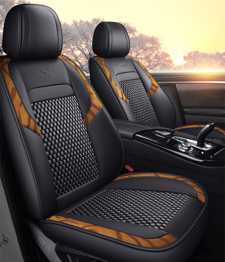 Dr. Jie's Car Seat Cushion Is Universal for All Seasons and Summer Ice Silk All-Inclusive Car Seat Cushion Ventilated and Breathable Car Seat Cover