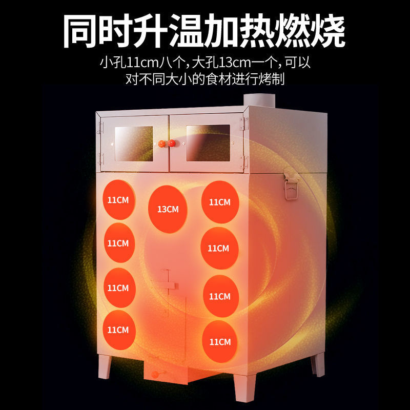 Máquina de asado de papata, máquina de asado de papata, gas comercial de gas, horno de maíz, horno de leña, horno de papata, máquina de papata