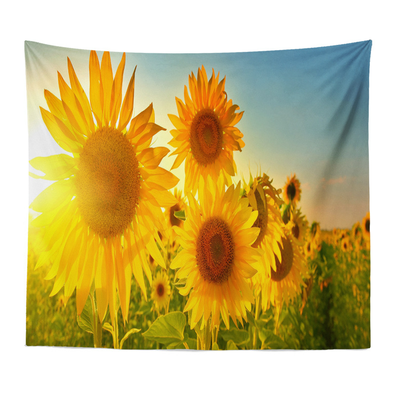 Exportación Comercio exterior Piel de camarones Amazon Fondo tela nórdico paisaje abstracto pintura dormitorio decoración colgante tela entrega de una sola pieza