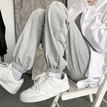 哈伦裤女春秋新款韩版宽松束脚运动裤学生百搭直筒休闲长裤潮