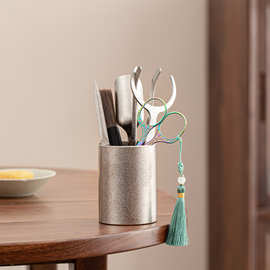 钛木茶道六君子套装茶夹茶勺功夫茶具养壶笔茶则茶刀纯钛茶漏配件