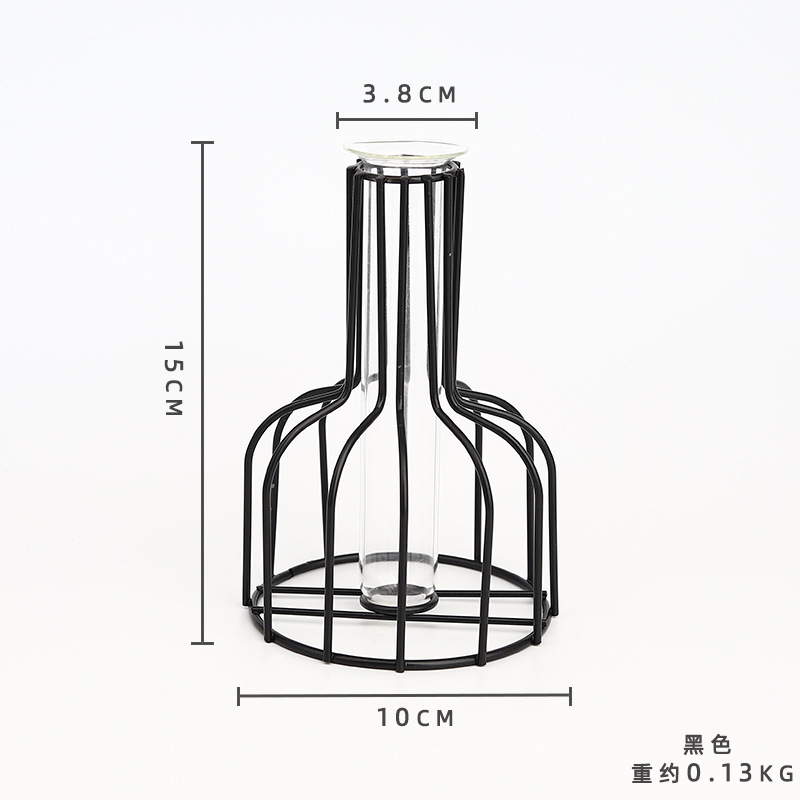 작은 와인병 검은색 수경 장식품