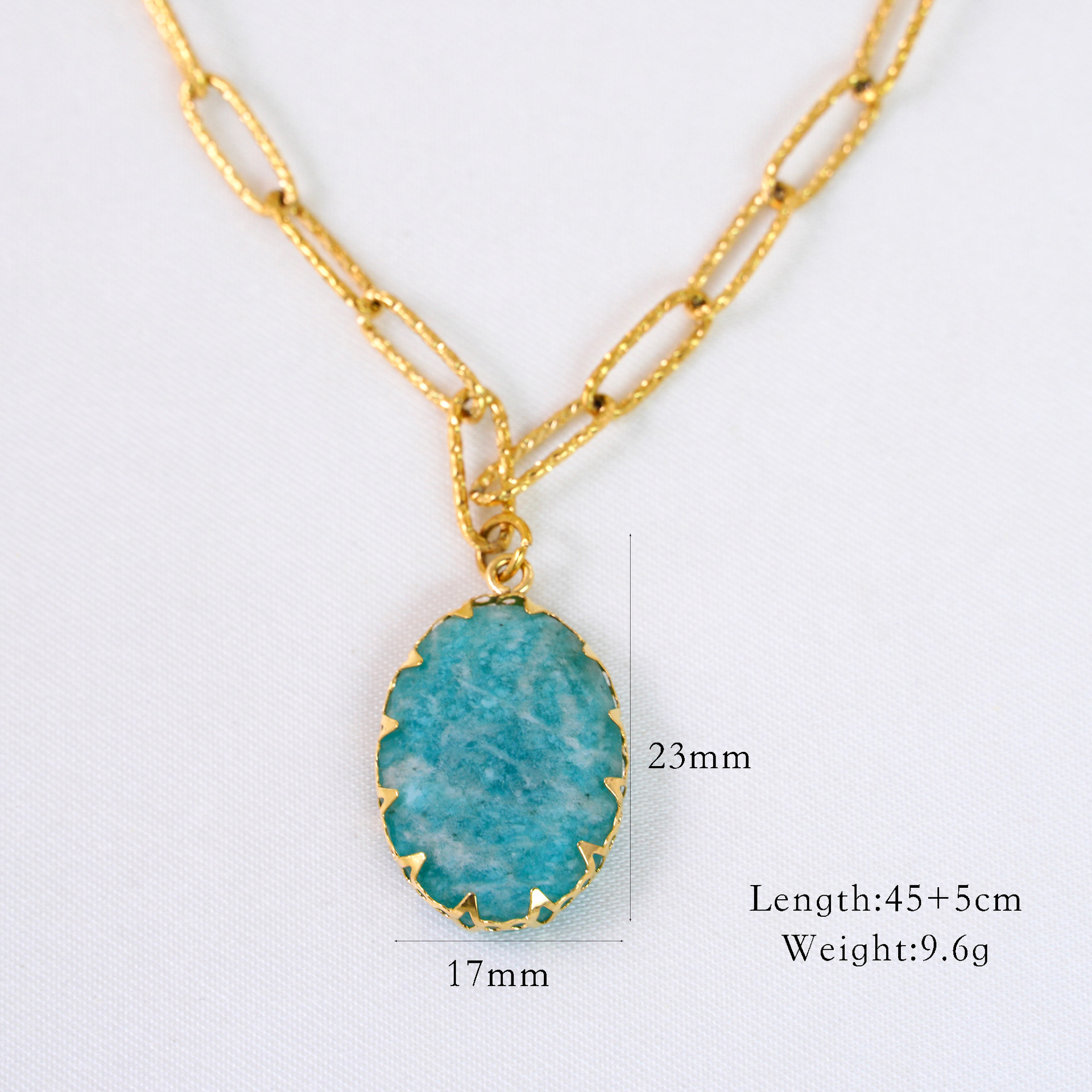 Vintage Style Simple Style Natural Stone Titanium Steel Geometric Women's Jewelry Set display picture 8