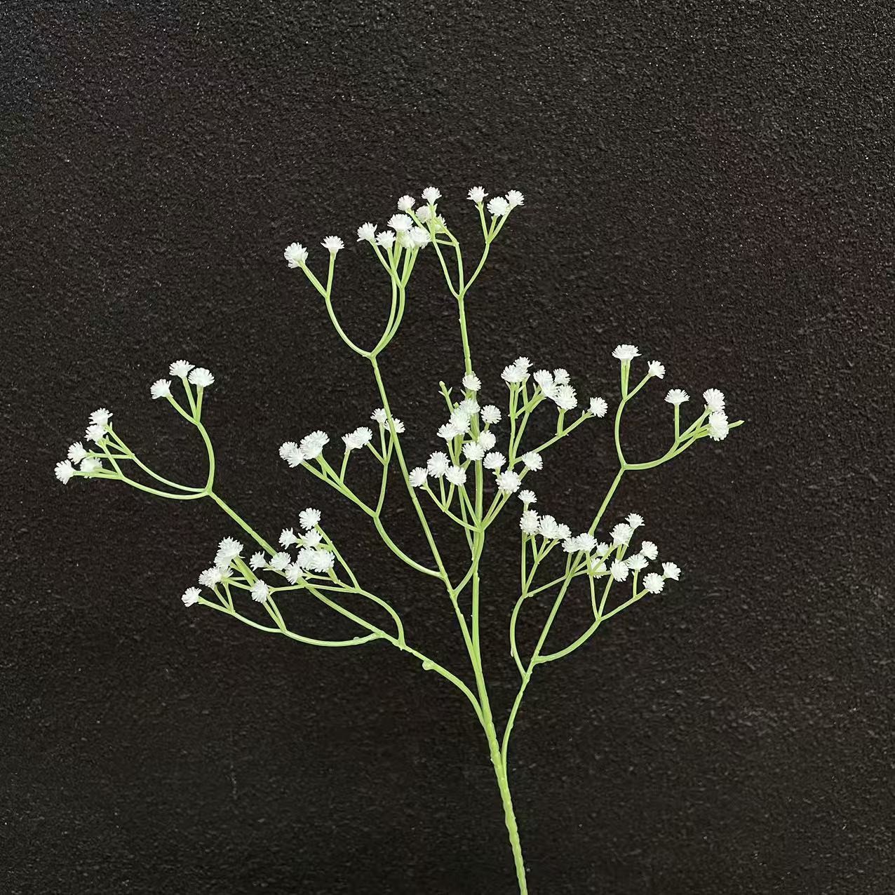 Flores falsas blancas Flores artificiales Flores para bodas Auditorio de bodas Decoración del hotel Techo artificial Flores artificiales Flores falsas