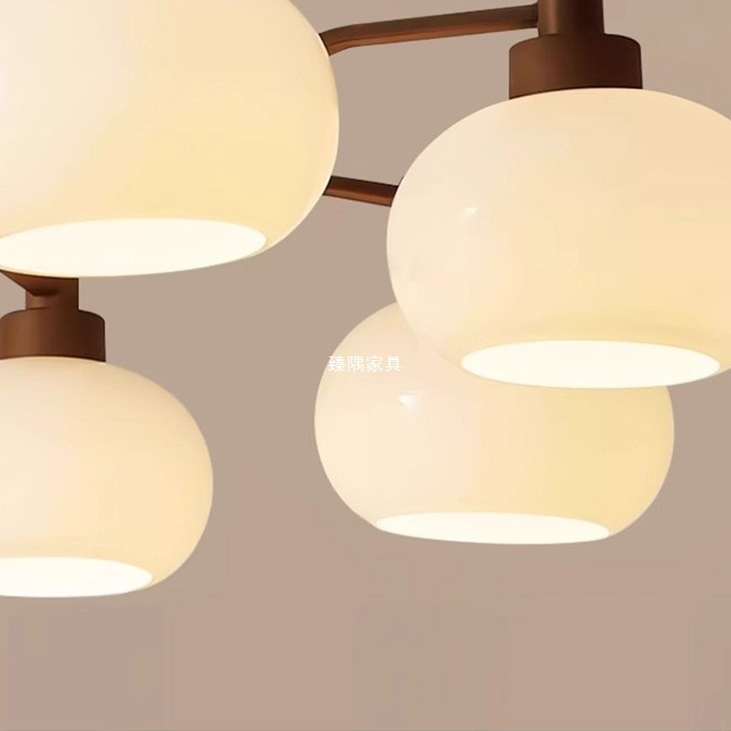 Lámpara de la sala de estar de estilo medieval atmósfera americana comedor sala de estar luces principales retro francesa Nanyang estilo lámparas de dormitorio