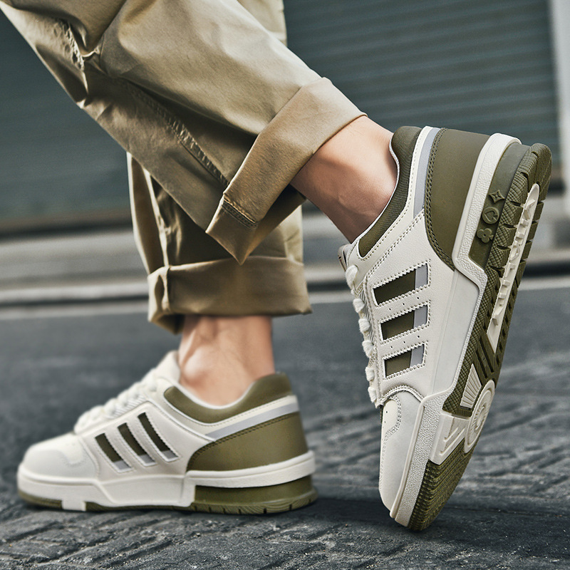 Aj Putian zapatos de hombre modelos de otoño e invierno nuevos zapatos Pu de la fuerza aérea sitio web oficial zapatos deportivos de moda zapatos blancos casuales zapatillas de deporte para hombre