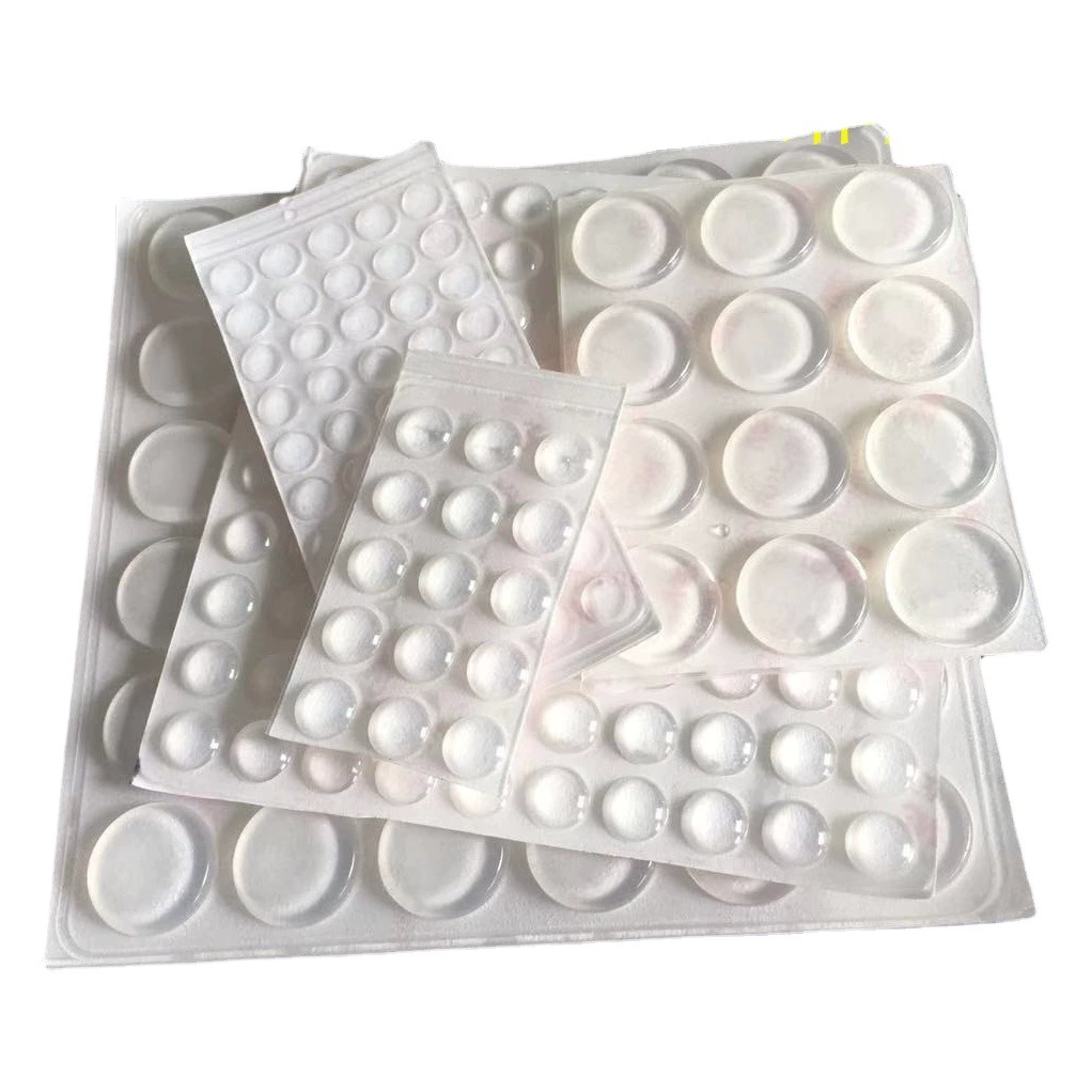 Самоклеящийся коврик для защиты от столкновений двери шкафа частицы глушителя силиконовый коврик клей бесшумный мебель прозрачная Нескользящая паста для защиты от столкновений резиновые частицы